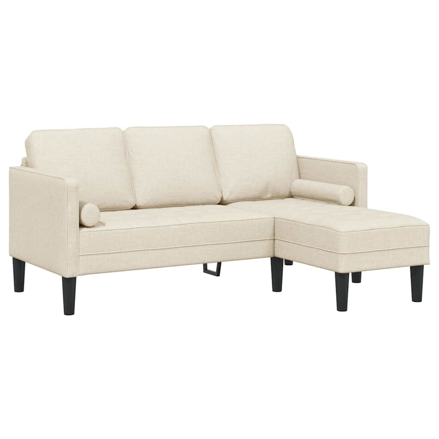 Bankstel met kussen Linnen Polyester