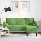 Sofa with cushion Light Green Polyester