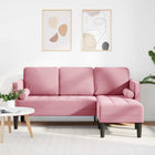 Sofa with cushion Pink Polyester