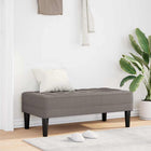Bank 113x57x39 cm stof taupe