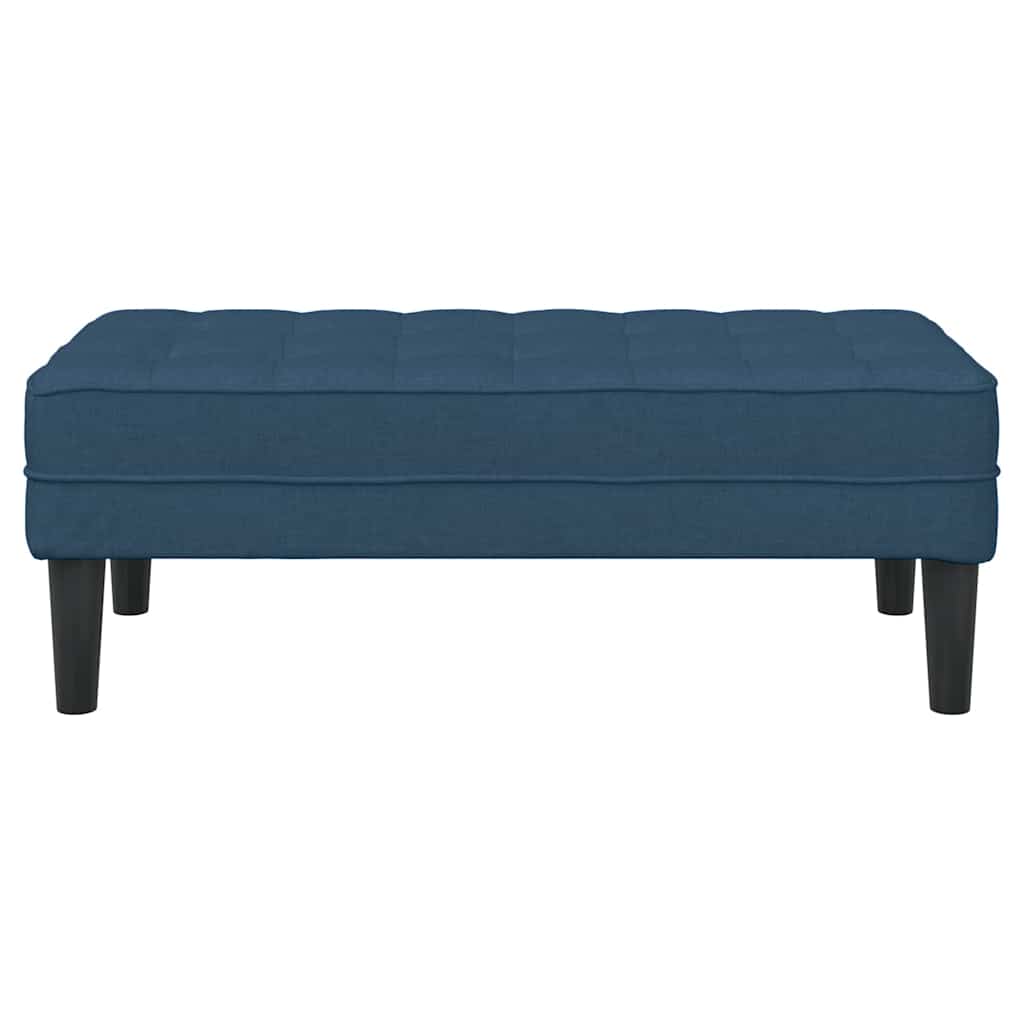 Bank met kussen Blauw 113 x 57 x 39 cm Stof