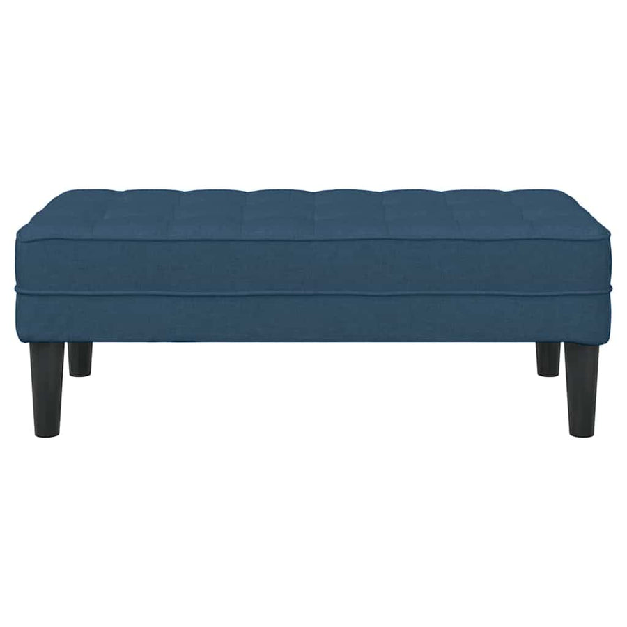 Bank met kussen Blauw 113 x 57 x 39 cm Stof