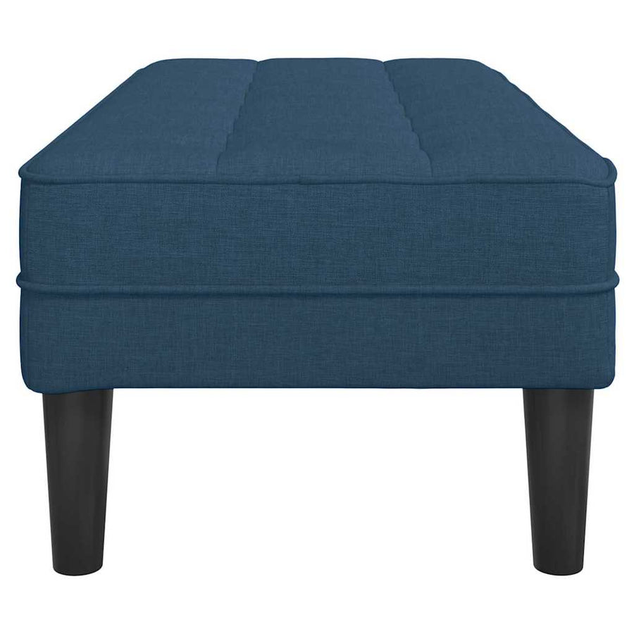 Bank met kussen Blauw 113 x 57 x 39 cm Stof