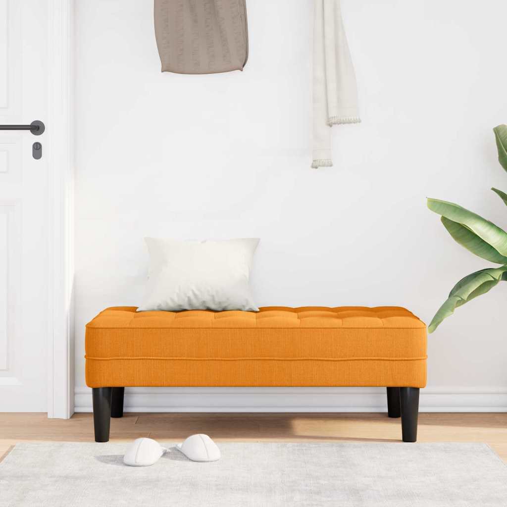 Bank Donkergeel 113 x 57 x 39 cm Stof