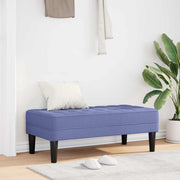 Bank jeans blauw 113x57x39 cm stof