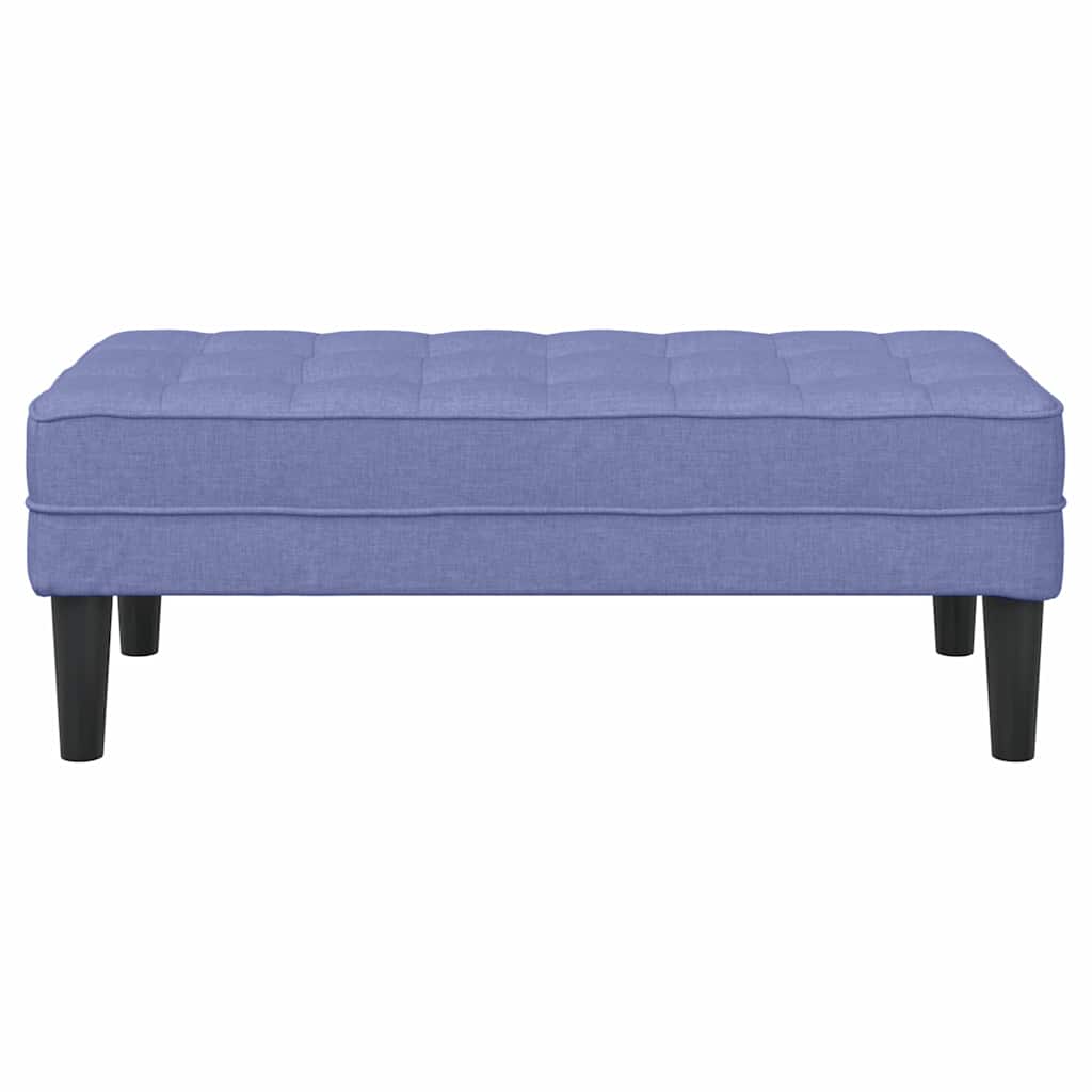 Bank met kussen Jeans Blauw 113 x 57 x 39 cm Stof
