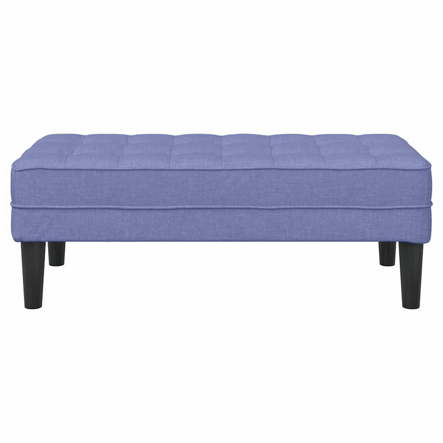 Bank met kussen Jeans Blauw 113 x 57 x 39 cm Stof