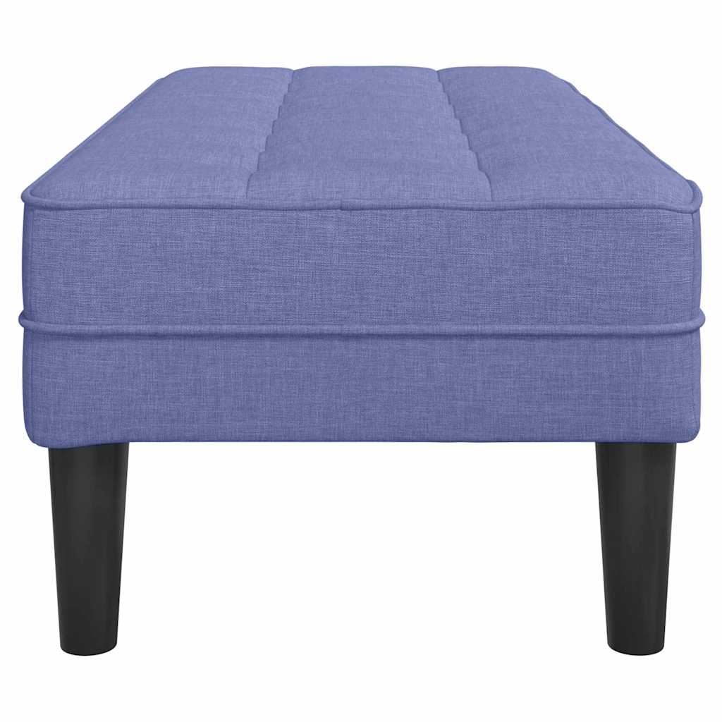 Bank met kussen Jeans Blauw 113 x 57 x 39 cm Stof
