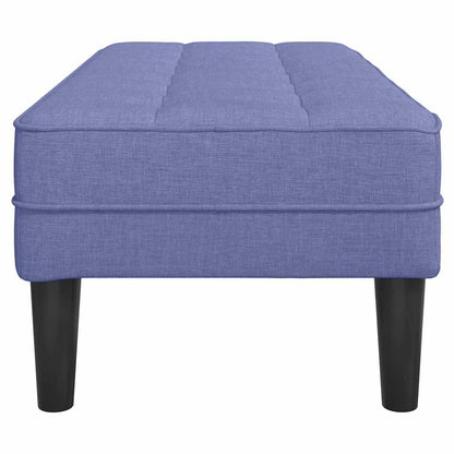 Bank met kussen Jeans Blauw 113 x 57 x 39 cm Stof