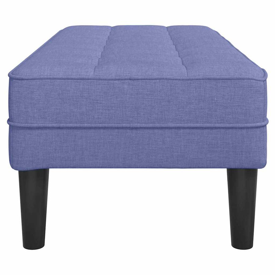Bank met kussen Jeans Blauw 113 x 57 x 39 cm Stof