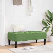 Bank lichtgroen 113x57x39 cm fluweel