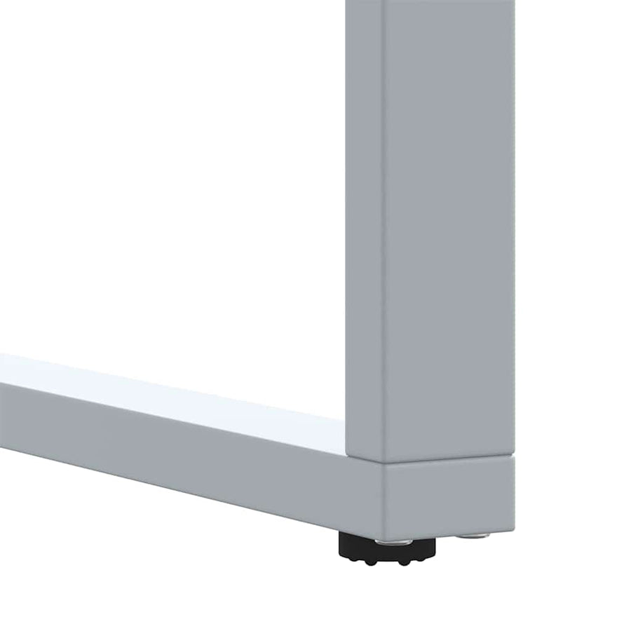 Tuinstafel Grijs 140 x 80 x 75 cm Massief Acaciahout