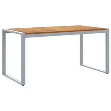 Tuinstafel Grijs 160 x 80 x 75 cm Massief Acaciahout