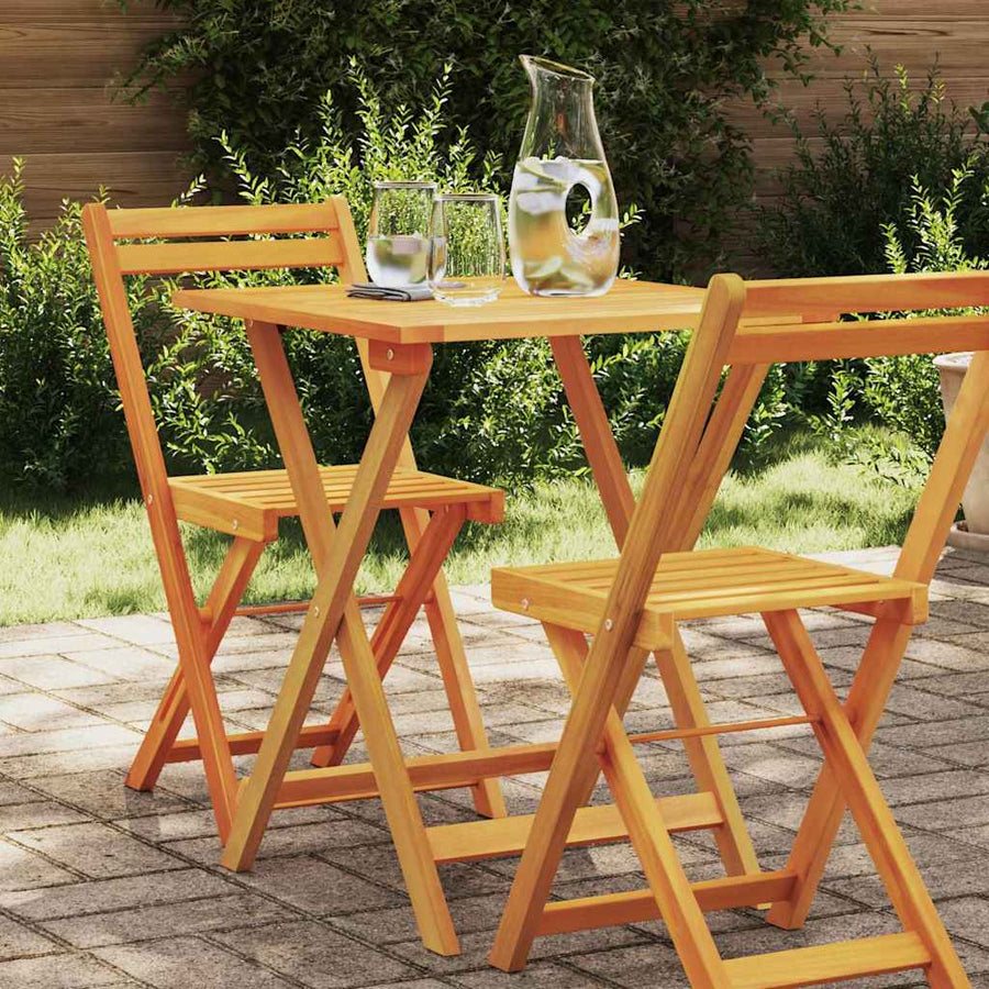 Tuinstafel Naturel 60 x 60 x 72 cm Massief Acaciahout