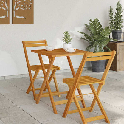 Tuinstafel Naturel 60 x 60 x 72 cm Massief Acaciahout