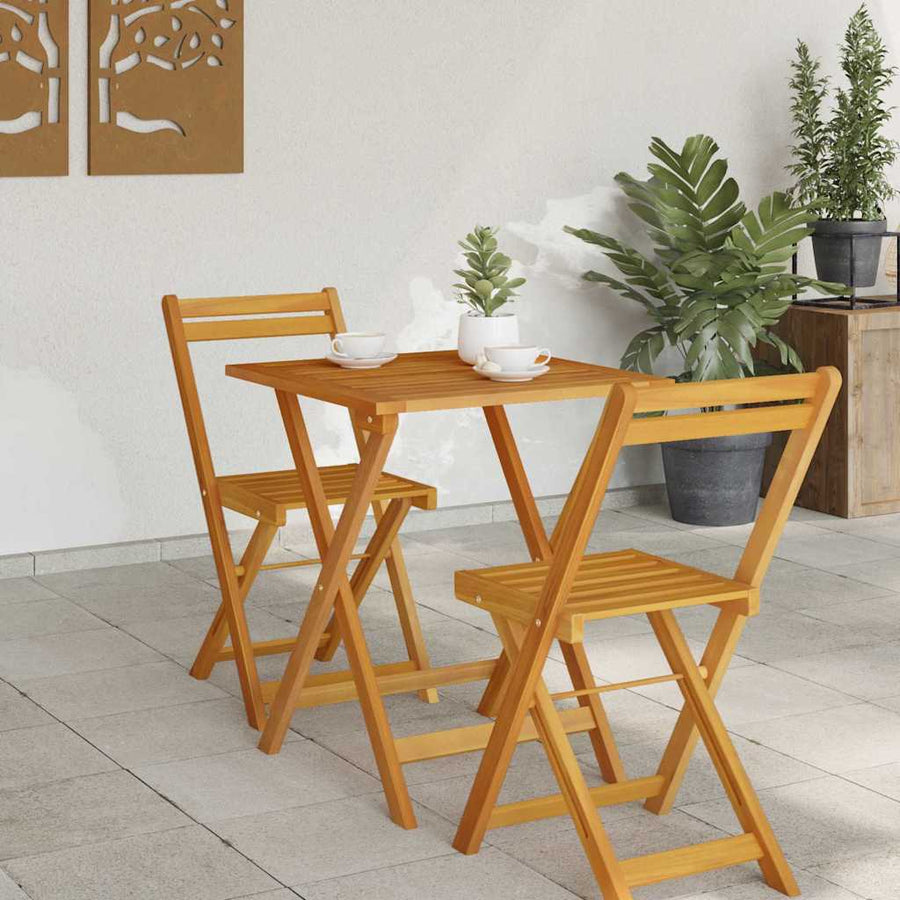 Tuinstafel Naturel 60 x 60 x 72 cm Massief Acaciahout