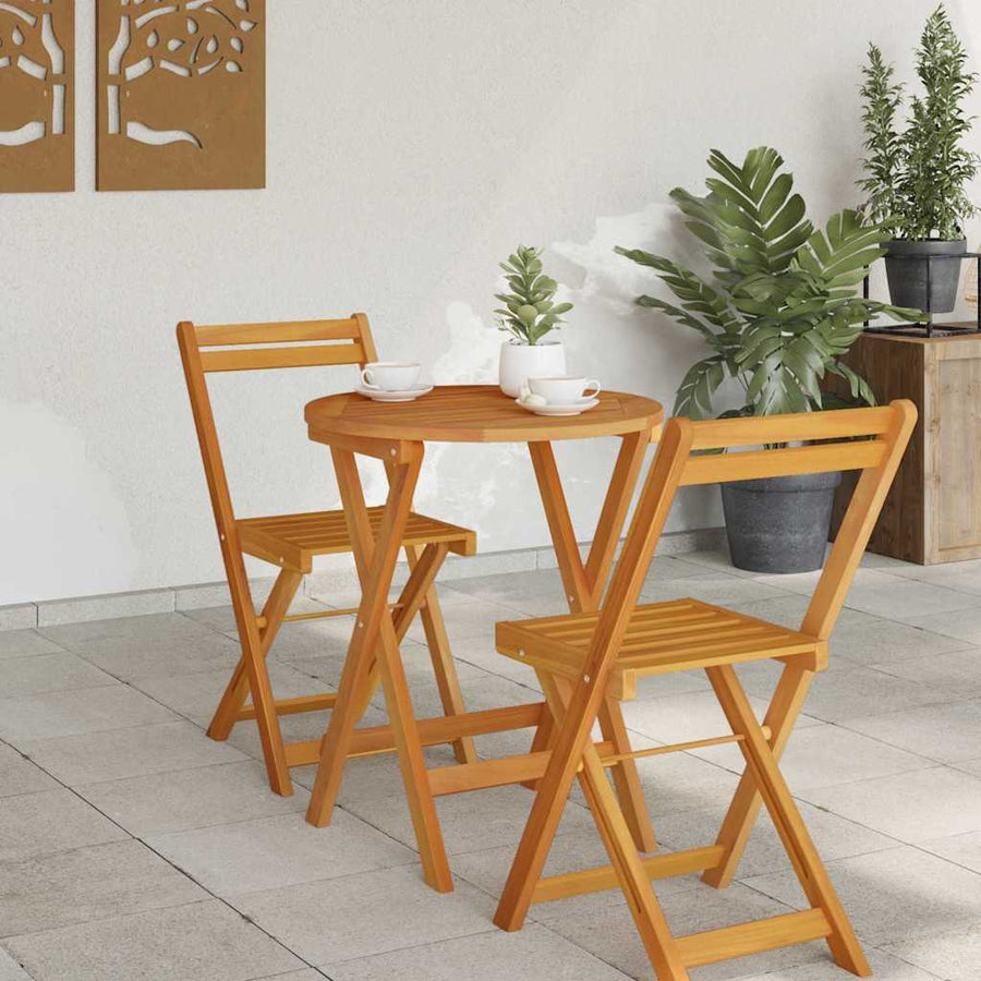 Tuinstafel Naturel 60 x 60 x 72 cm Massief Acaciahout