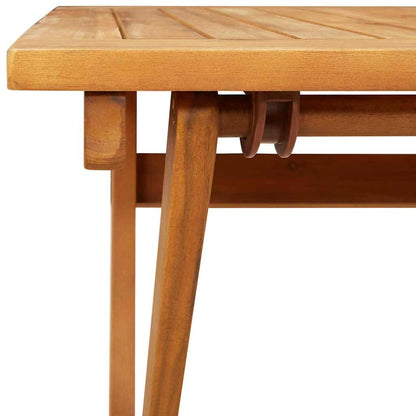 Tuinstafel Bruin 90 x 55 x 75 cm Massief Acaciahout