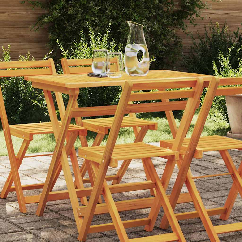 Tuinstafel Bruin 90 x 55 x 75 cm Massief Acaciahout
