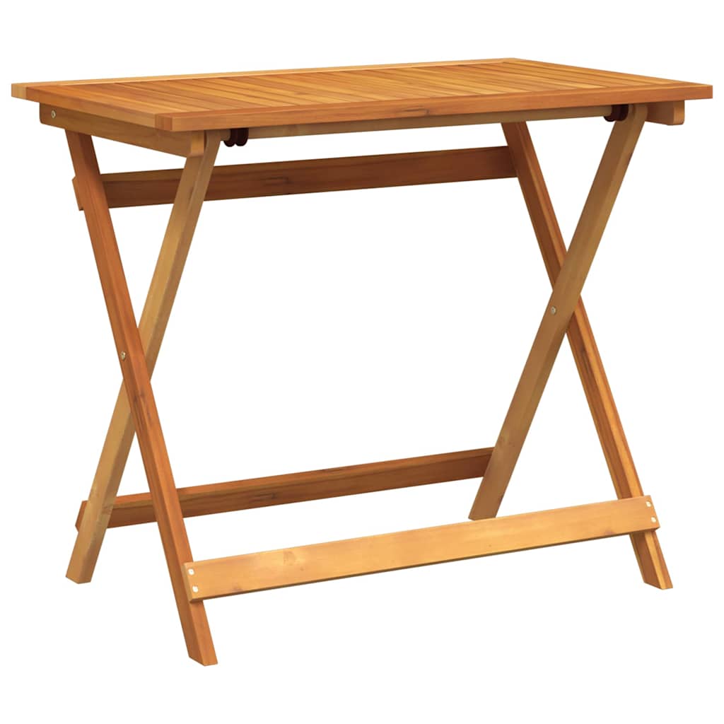 Tuinstafel Bruin 90 x 55 x 75 cm Massief Acaciahout