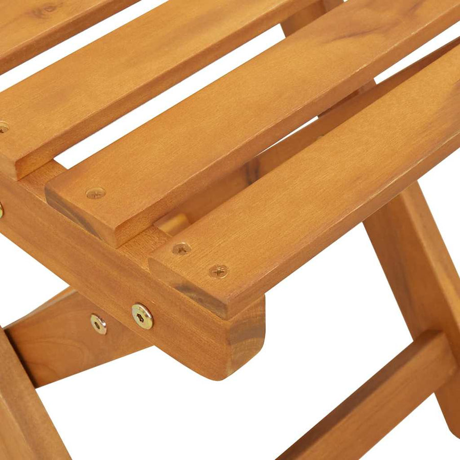 Tuinstoel 2 pcs Olie naturel 40 x 42 x 85 cm Massief Acaciahout