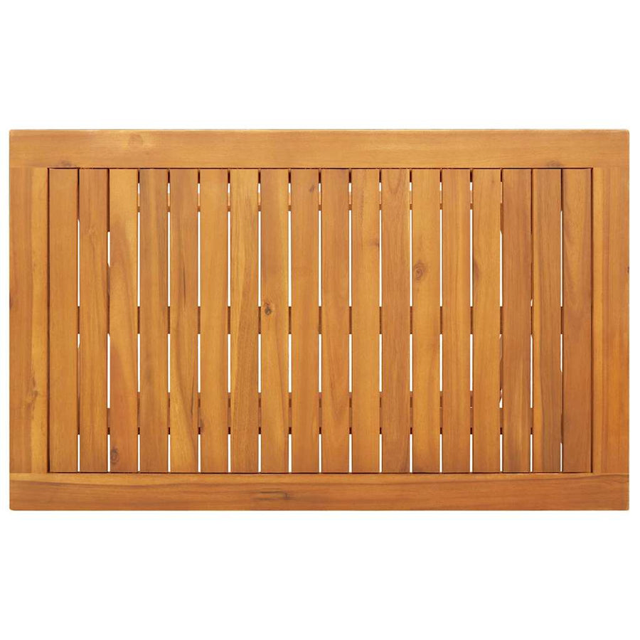 Bistroset met kussen 5 pcs Olie naturel Massief Acaciahout