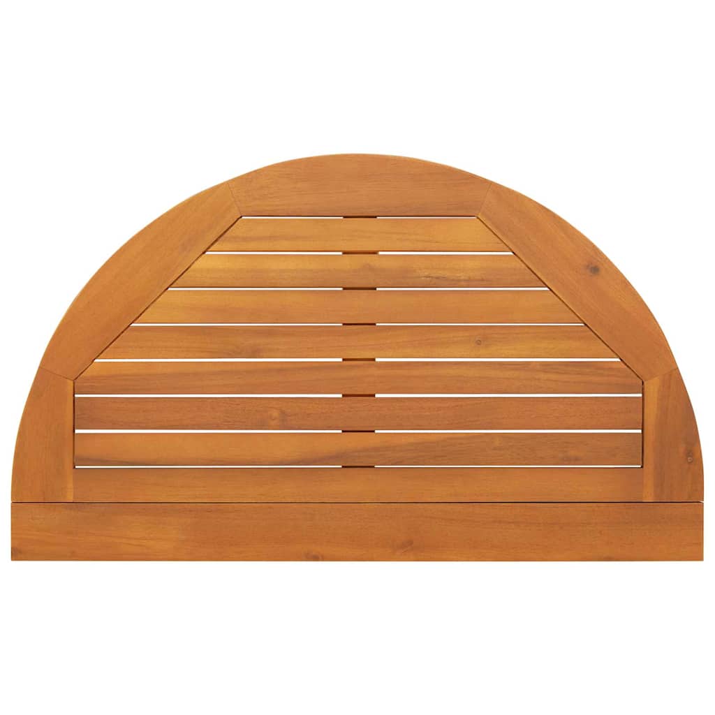 Bistroset met kussen 3 pcs Olie naturel Massief Acaciahout
