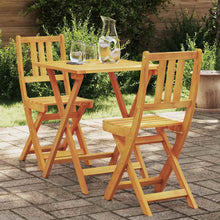 Bistroset 3 pcs Olie naturel Massief Acaciahout