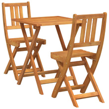 Bistroset 3 pcs Olie naturel Massief Acaciahout