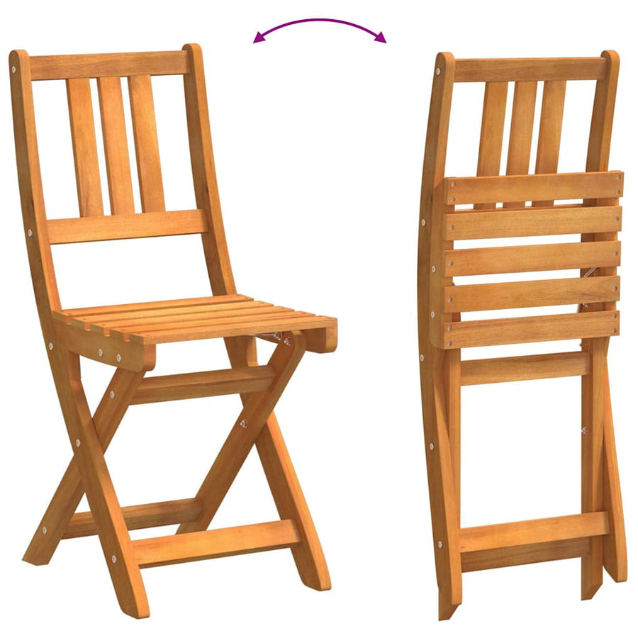 Bistroset 3 pcs Olie naturel Massief Acaciahout