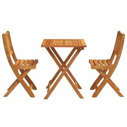 Bistroset 3 pcs Olie naturel Massief Acaciahout