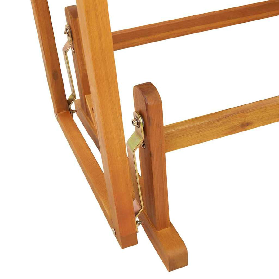 Glider Bank Bruin 110 x 59 x 97 cm Massief Acaciahout