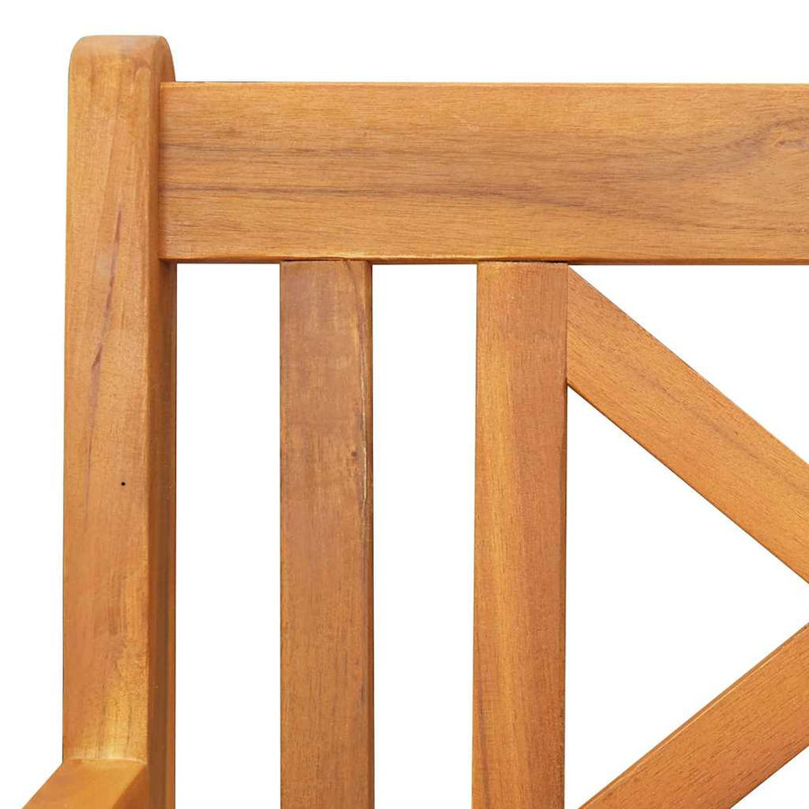 Glider Bank Bruin 110 x 59 x 97 cm Massief Acaciahout