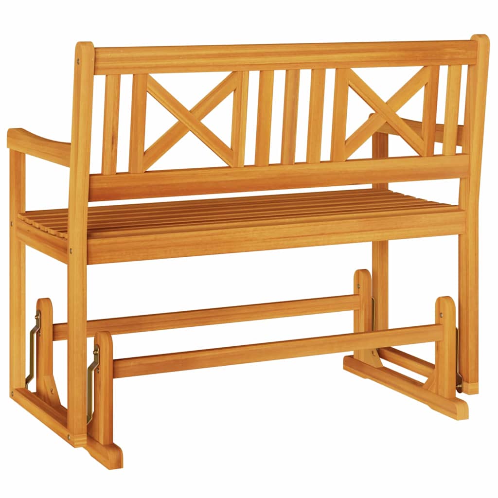 Glider Bank Bruin 110 x 59 x 97 cm Massief Acaciahout