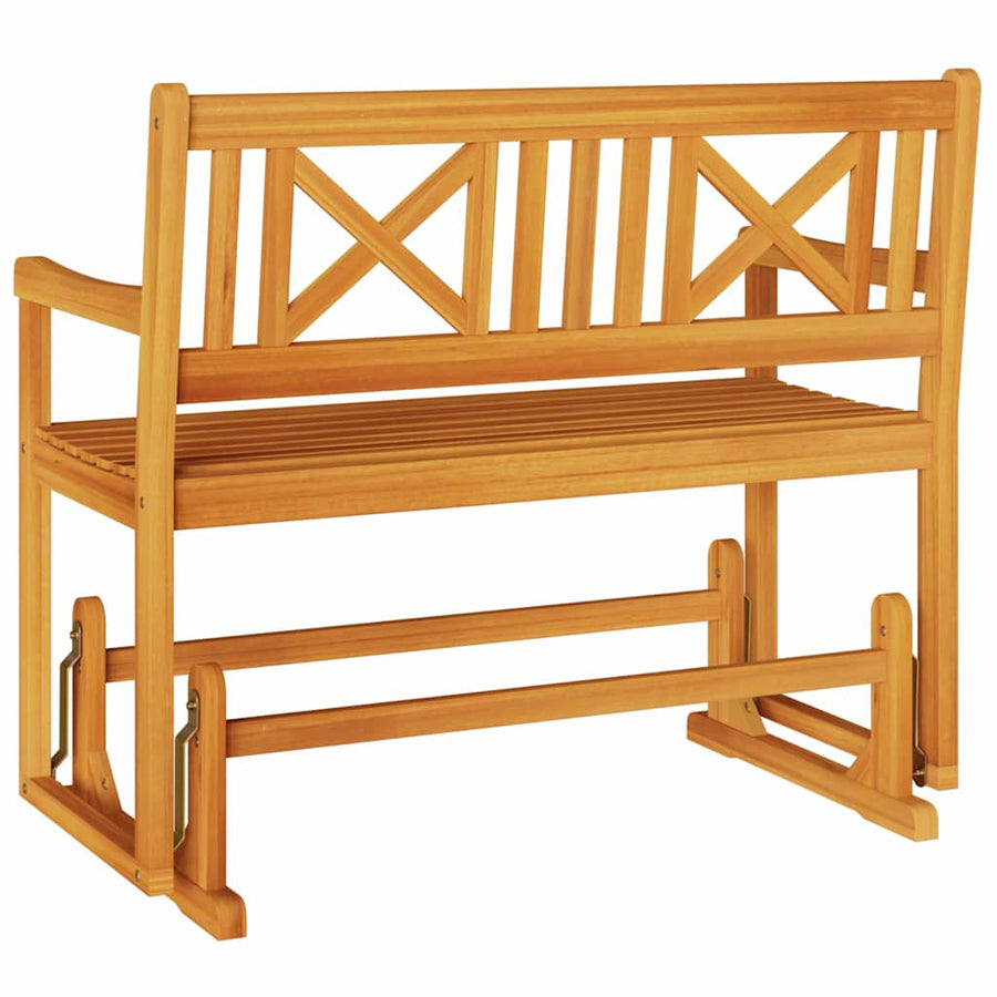 Glider Bank Bruin 110 x 59 x 97 cm Massief Acaciahout
