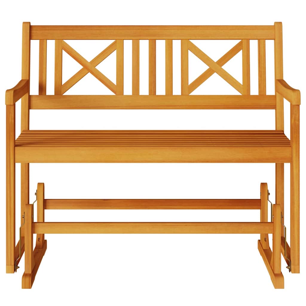 Glider Bank Bruin 110 x 59 x 97 cm Massief Acaciahout