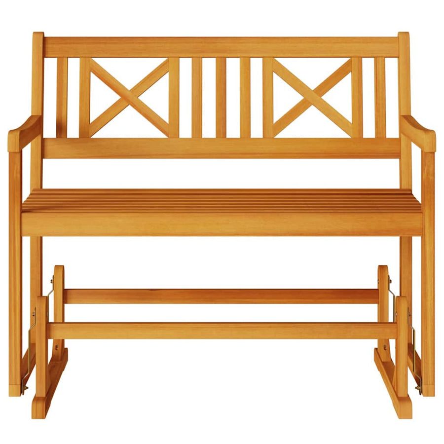 Glider Bank Bruin 110 x 59 x 97 cm Massief Acaciahout