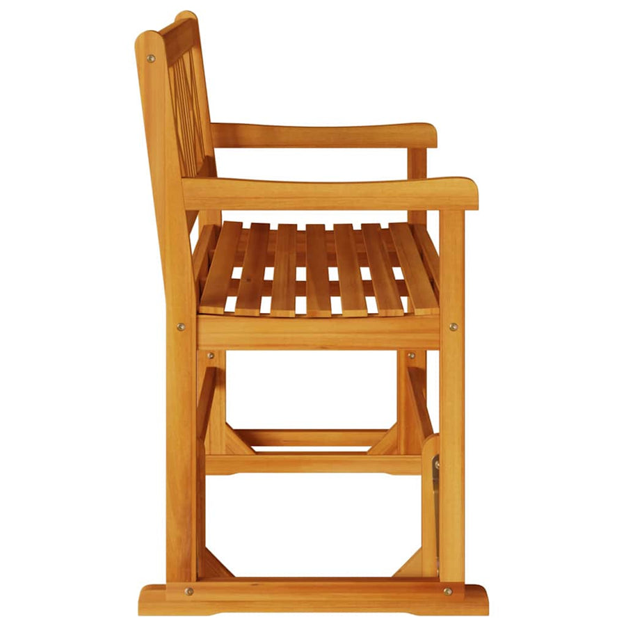 Glider Bank Bruin 110 x 59 x 97 cm Massief Acaciahout