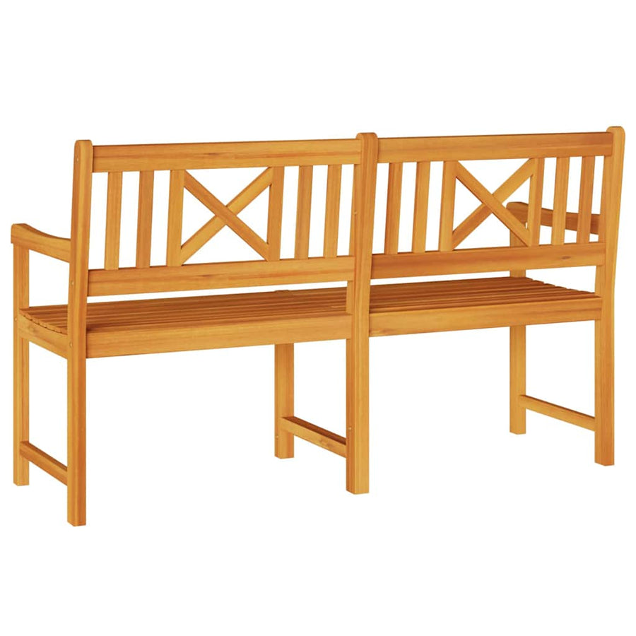 Tuinbank Bruin 150 X 56 X 90 Cm Massief Acaciahout 150 x 55,5 x 90 cm X-kruisrugleuning