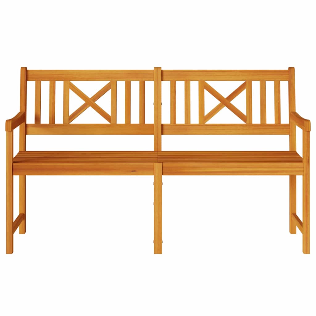 Tuinbank Bruin 150 X 56 X 90 Cm Massief Acaciahout 150 x 55,5 x 90 cm X-kruisrugleuning