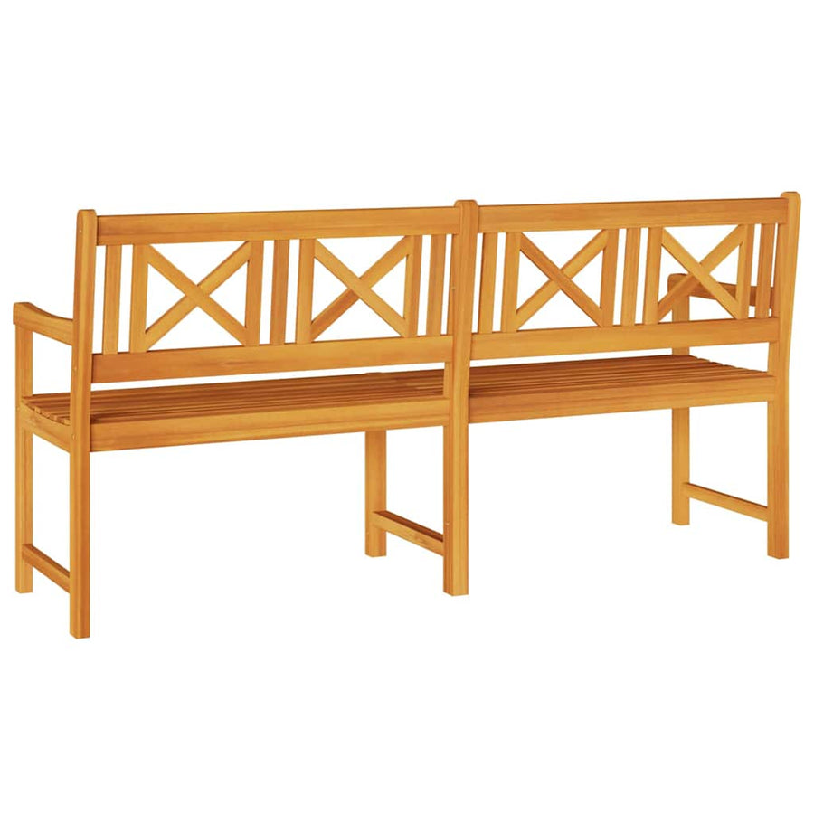 Tuinbank Bruin 180 X 56 X 90 Cm Massief Acaciahout 180 x 55,5 x 90 cm X-kruisrugleuning