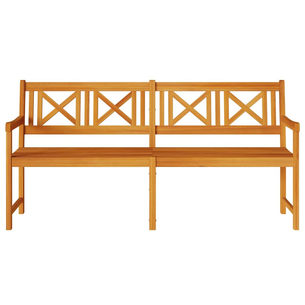Tuinbank Bruin 180 X 56 X 90 Cm Massief Acaciahout 180 x 55,5 x 90 cm X-kruisrugleuning