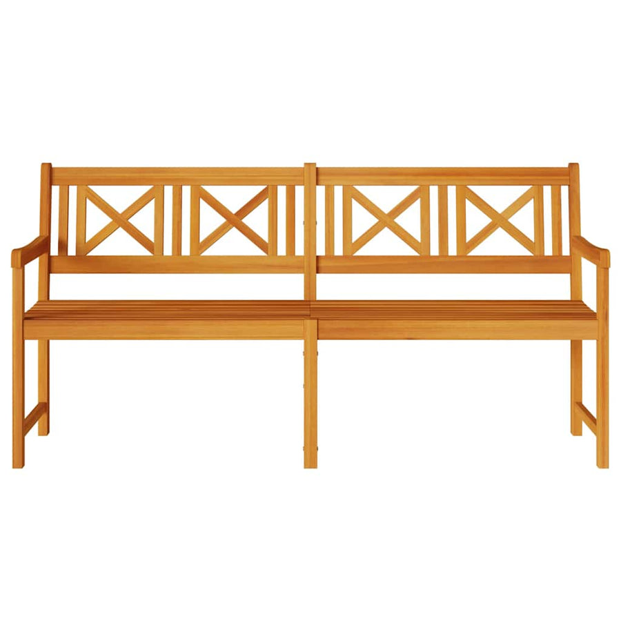 Tuinbank Bruin 180 X 56 X 90 Cm Massief Acaciahout 180 x 55,5 x 90 cm X-kruisrugleuning