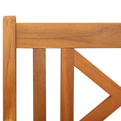 Tuinbank Bruin 220 X 56 X 90 Cm Massief Acaciahout 219 x 55,5 x 90 cm Kruisrugleuning