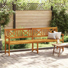 Tuinbank massief acaciahout 220x56x90 cm bruin