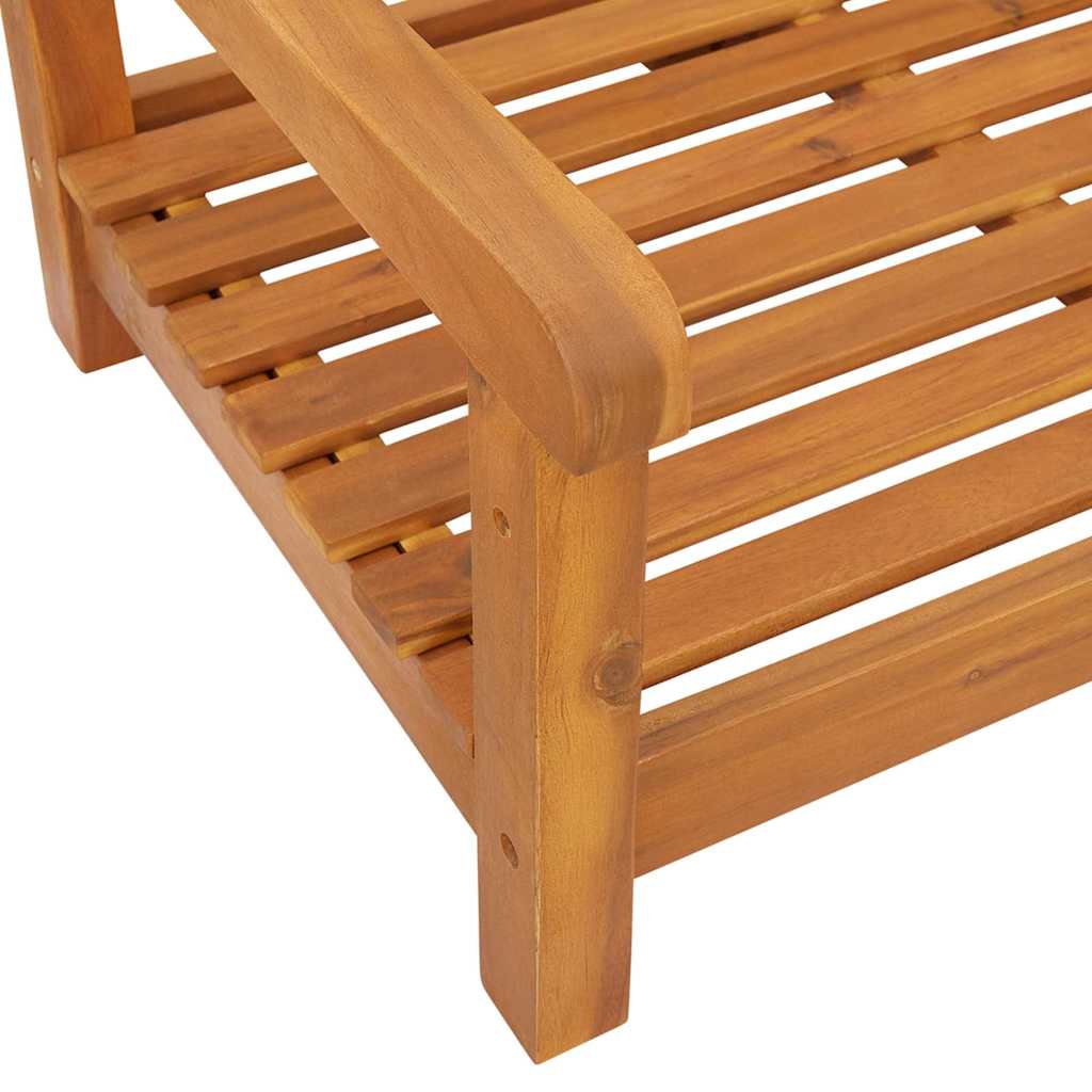 Schommelbank Bruin 110 X 56 X 58.5 Cm Massief Acaciahout Kruis-rugleuning
