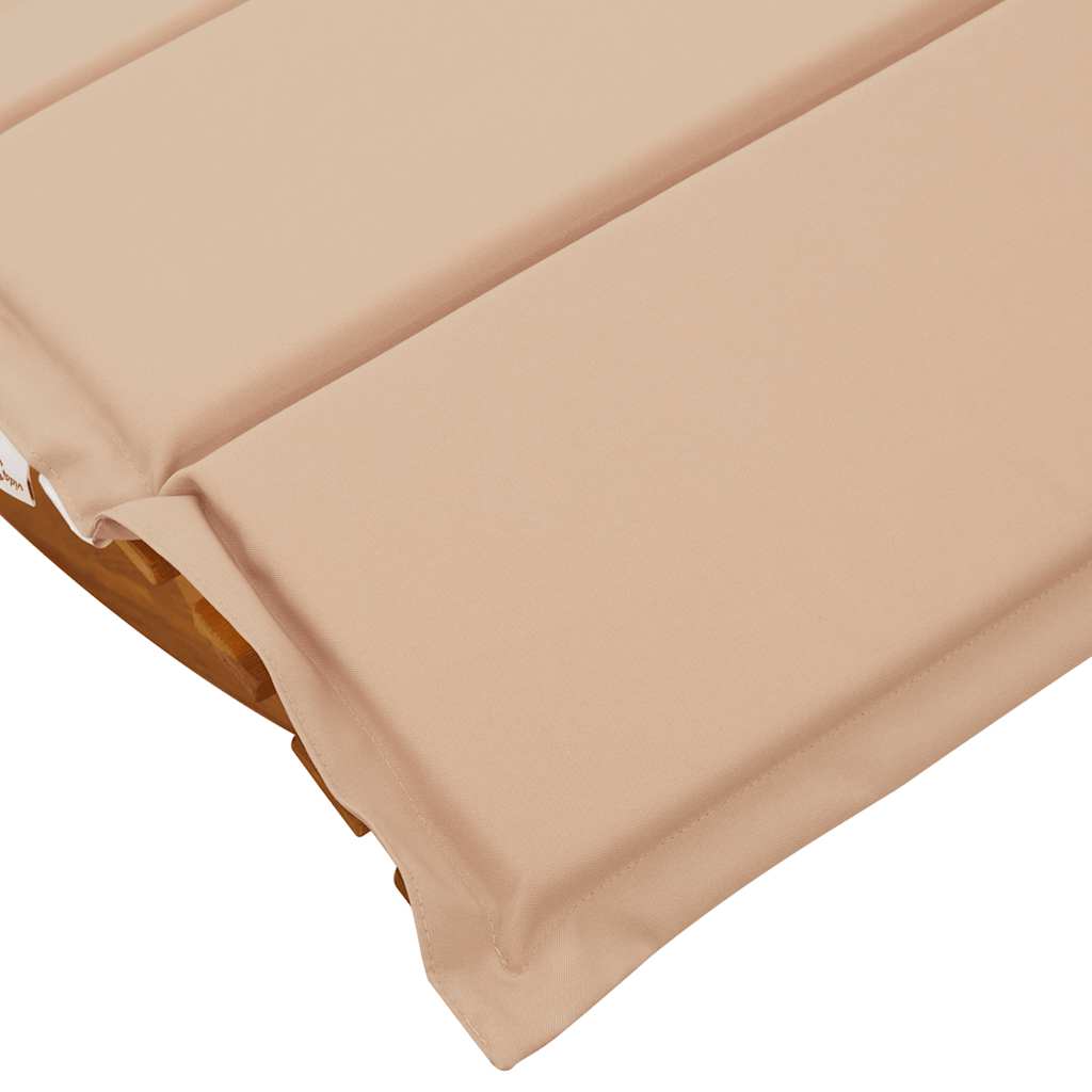 Ligbed Schommelend Met Kussen Massief Acaciahout