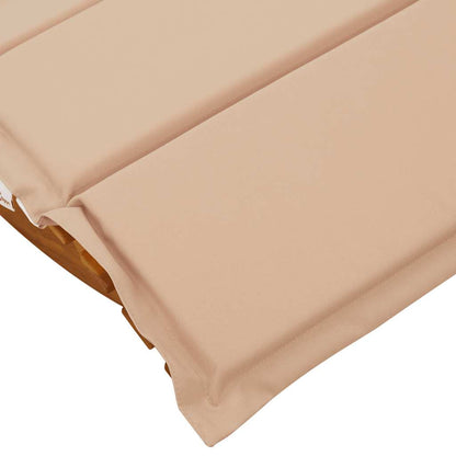 Ligbed Schommelend Met Kussen Massief Acaciahout