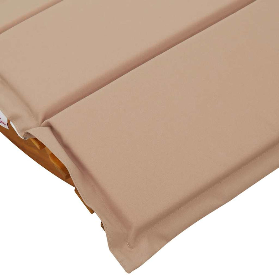 Ligbed Schommelend Met Kussen Massief Acaciahout 1 Taupe