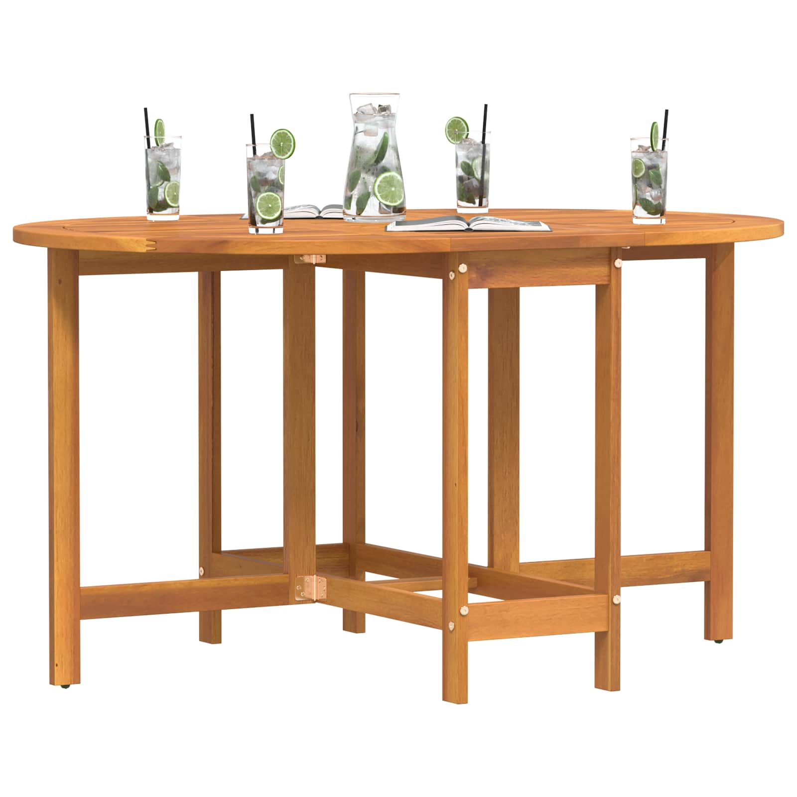 Tuinstafel Bruin 110 x 60 x 72 cm Massief Acaciahout